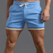 Blue (2051 Rainbow Sports Shorts)