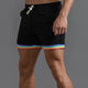 Black (2051 Rainbow Sports Shorts)