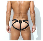 Men's Hollow Out Solid Color Breathable Briefs — Soft, Hip Lifting & Sexy Underwear for Bottom Gay Men
